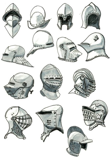 Средневековый шлем бацинет