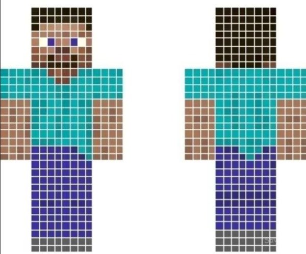 Скин Стива в пикселях