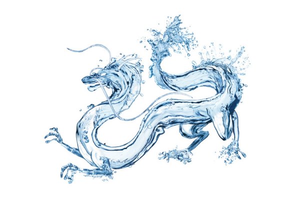 Китайский дракон воды