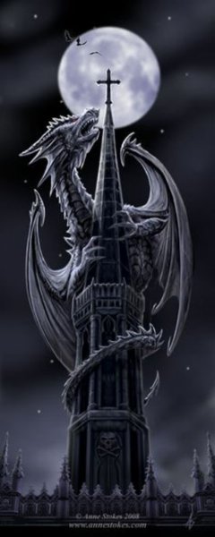 Дракон в готическом стиле