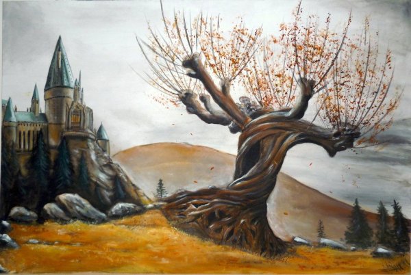 Дерево гремучая Ива из Гарри Поттера