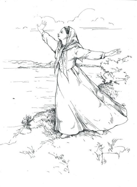 Гроза Островский иллюстрации Катерина
