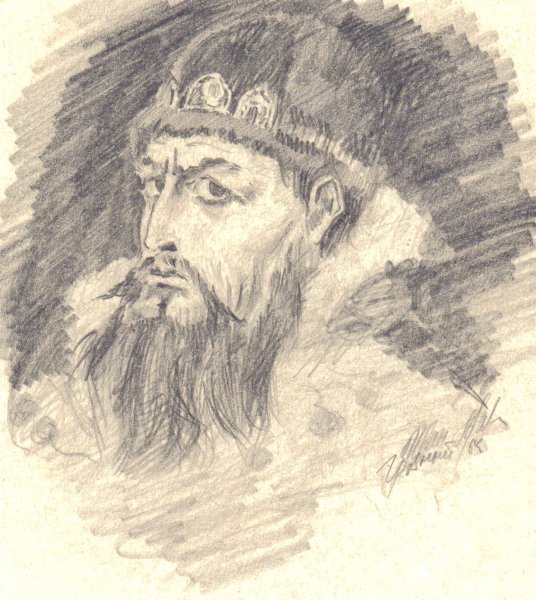 Владимир Мономах портрет