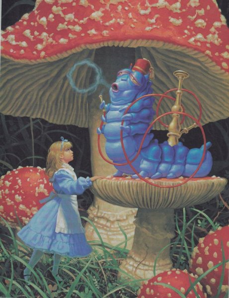 Иллюстрации из книги Алиса в стране чудес Грег Хильдебрандт