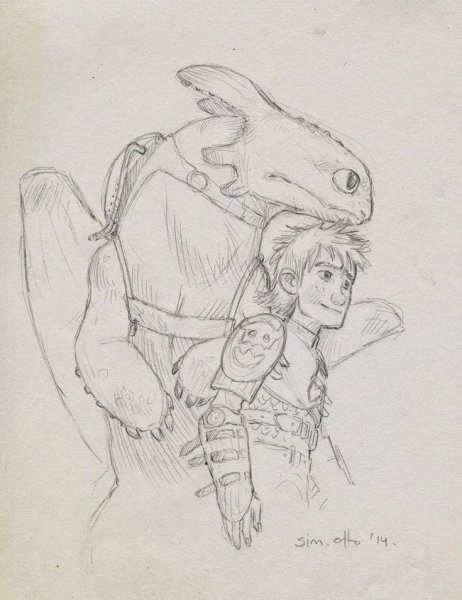 Рисунки иккинг и драконы