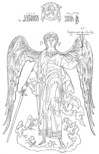 Архангел Гавриил прориси икон