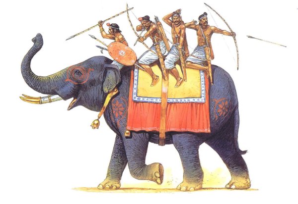 Боевые слоны древней Индии