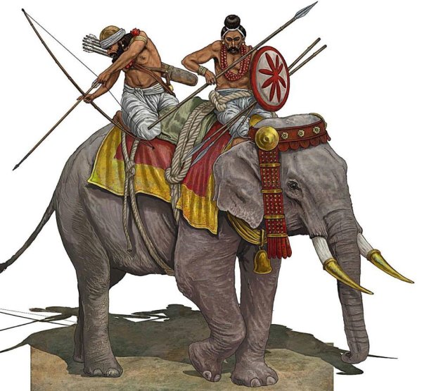 Боевые слоны древней Индии