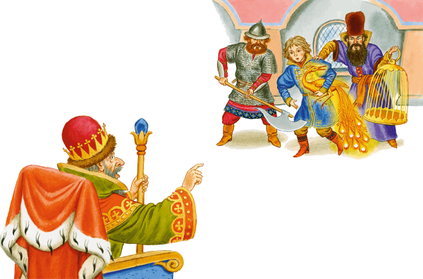 Царь Берендей и сыновья иллюстрации