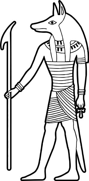 Анубис изображение в Египте