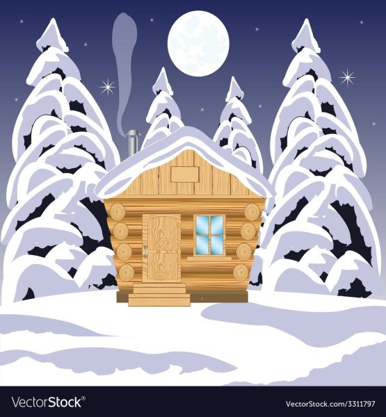 Зимний домик для детей