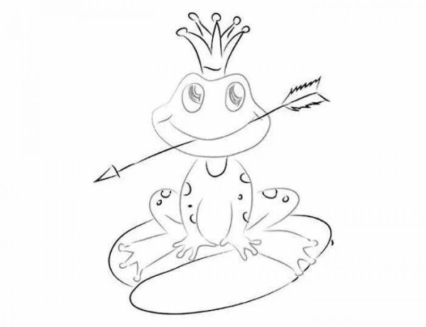 Лягушка из сказки Царевна лягушка легко