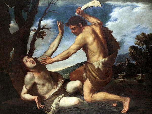 Каин убивает Авеля картины