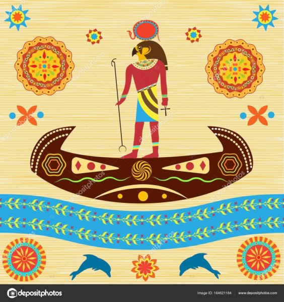 Бог ра в древнем Египте на лодке