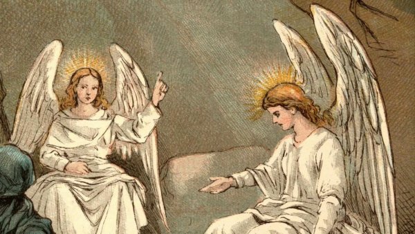 Картинки разговор двух ангелов