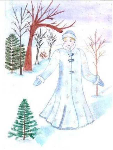 Рисунки к спектаклю снегурочка