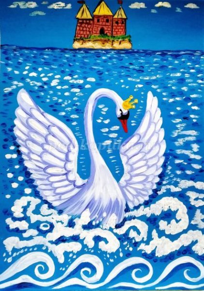 Царевна лебедь из сказки о царе Салтане