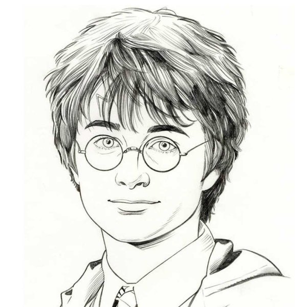 Гарри Поттер для срисовки