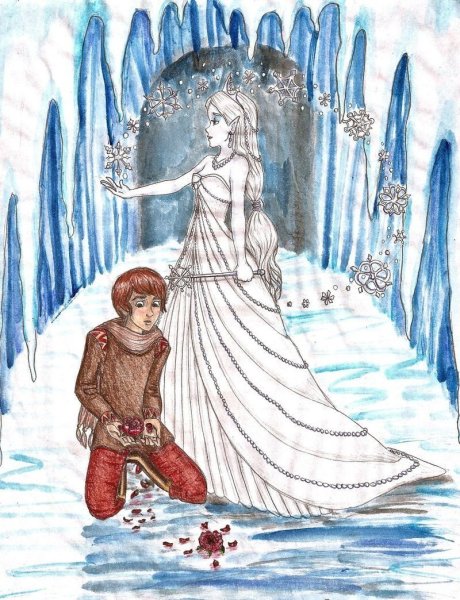 Кай и Герда из сказки Снежная Королева