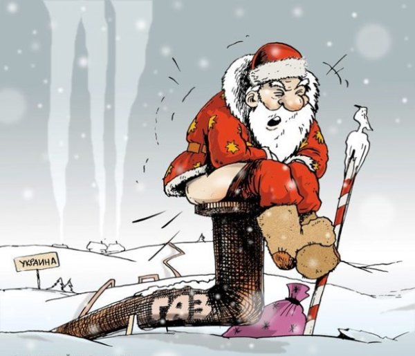 Дед Мороз карикатура