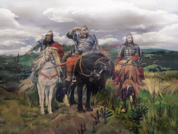 Виктор Васнецов картины три богатыря