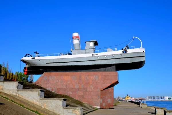 Памятник катер герой Нижний Новгород