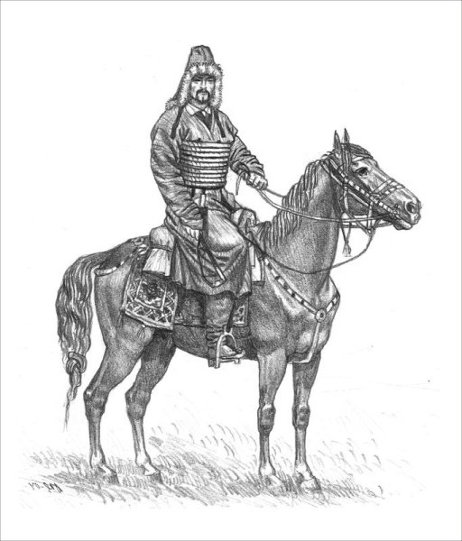 Казахский воин
