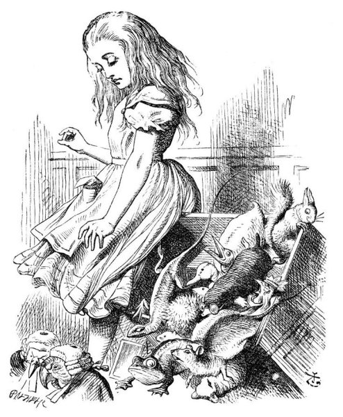 Алиса в стране чудес иллюстрации Джона Тенниела 1865