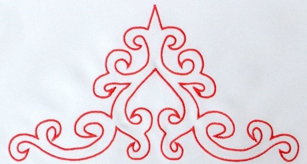 Казахский орнамент вышивка