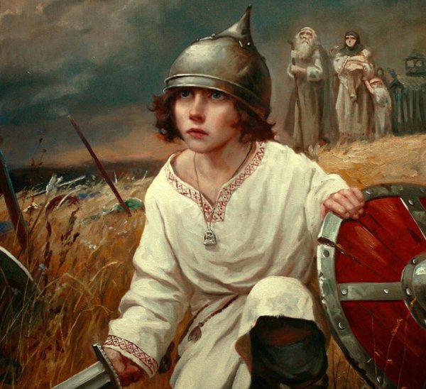 Андрей Шишкин, картина «последний защитник»