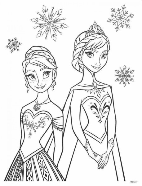 Снежная Королева 3 Эльза и Анна