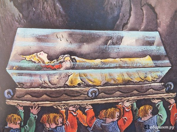 Царевна в гробу из сказки о мёртвой царевне и семи богатырях