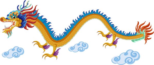 Китайский дракон Маскот
