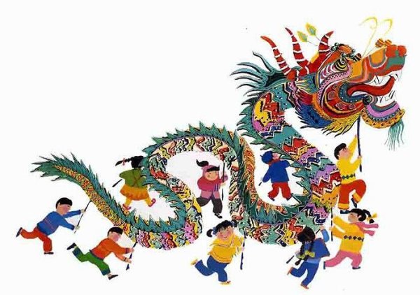 Китайский дракон для детей