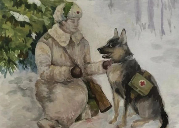 Животные блокадного Ленинграда рисунки