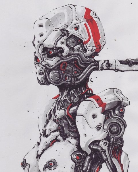 Cyberpunk 2077 киборги арт