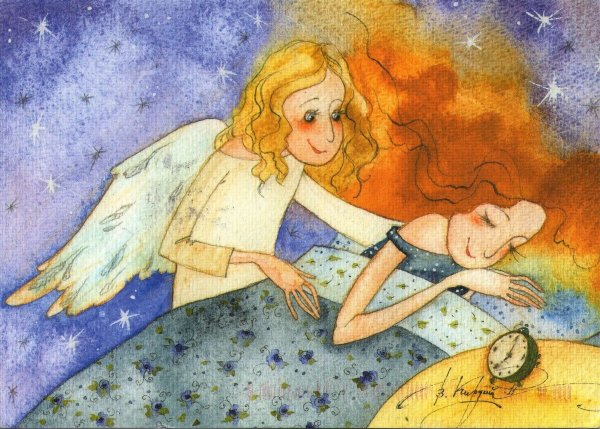 Виктория Кирдий иллюстрации ангел
