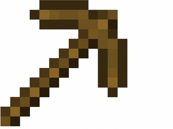 Minecraft деревянная кирка