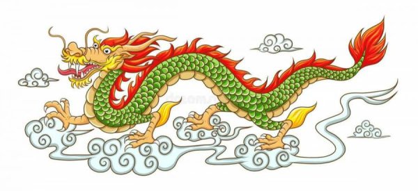 Рисунки китай дракон