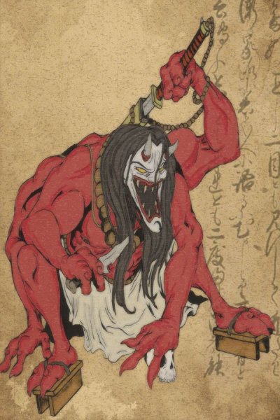 Ёкаи Японии демоны