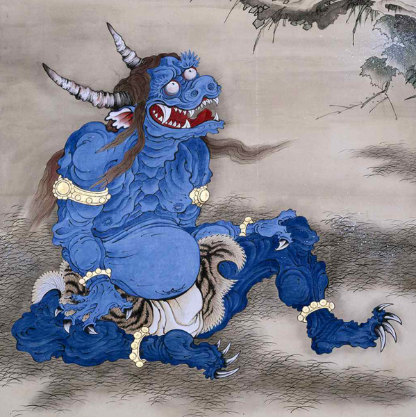 Синий демон японская мифология