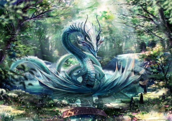 Зеленый дракон Имуги