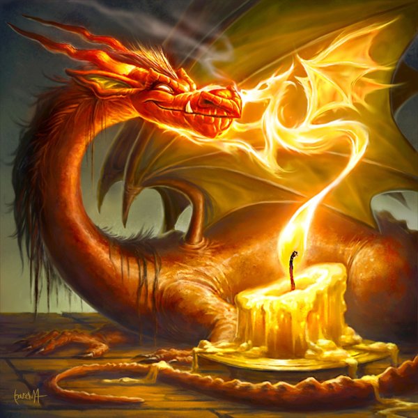 Огненный дракон Ричарда трэвититэка