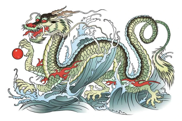Китайский водяной дракон Дилун