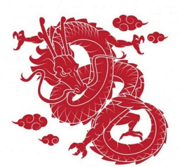 Китайский дракон Пинтерест
