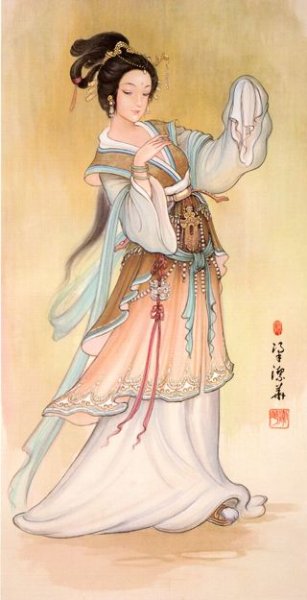 Китайские принцессы Гравюры живопись