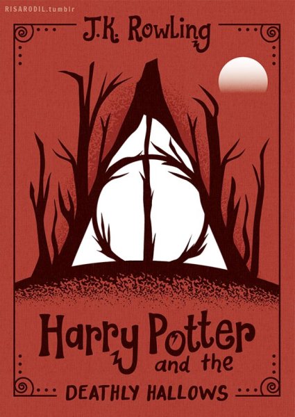 Гарри Поттер обложка книги рисовать