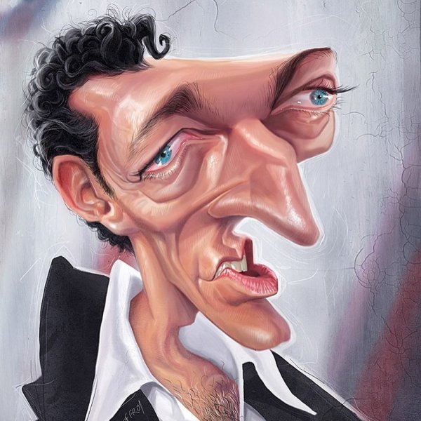 Карикатурный портрет Венсан Кассель