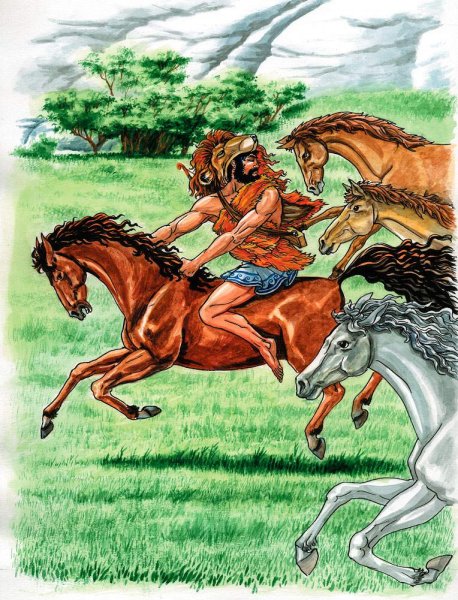 Похищение коней Диомеда подвиг Геракла