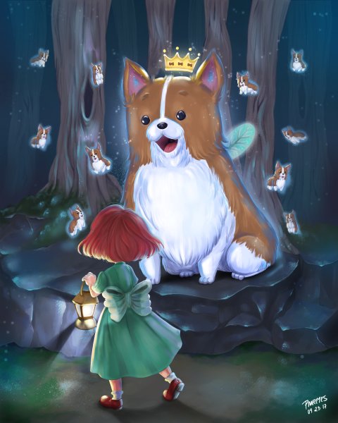 Собака Queen's Corgi Elf